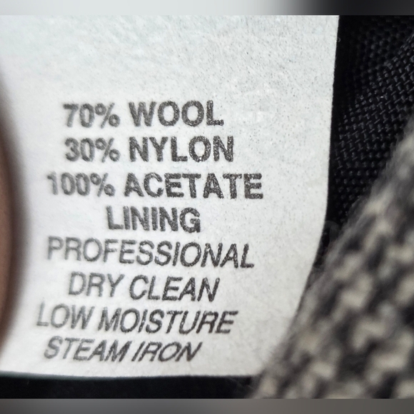 Alfred Dunner Women's Wool Classic Heathered Gray 2 Button Sz 8 Blazer Jacket - Picture 7 of 15